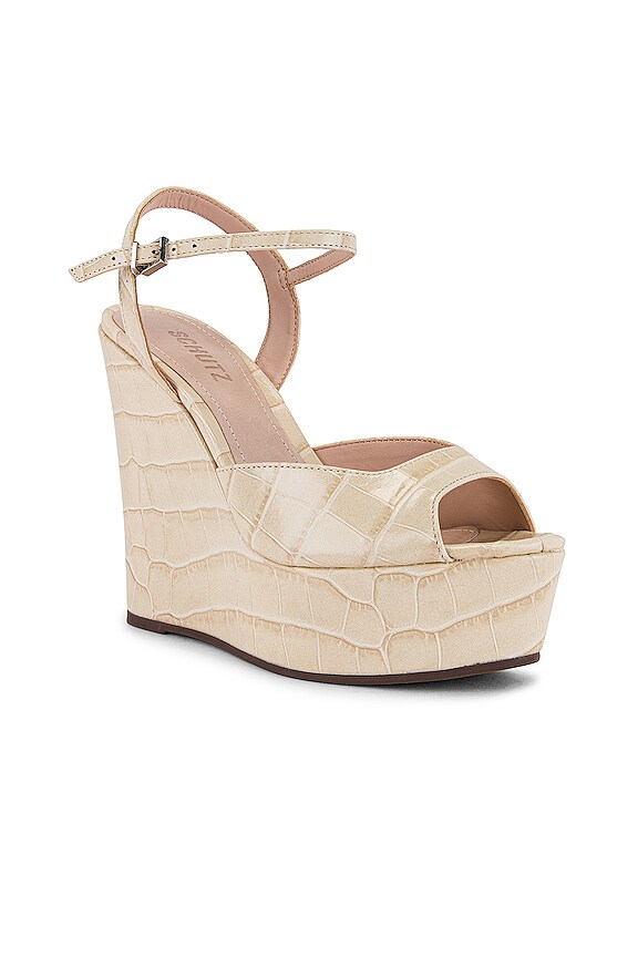 view 2 of 5 Dilene Wedge in Almond Buff