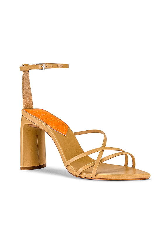 view 2 of 5 SANDALIA FRANCELINE in Nappa Light Wood