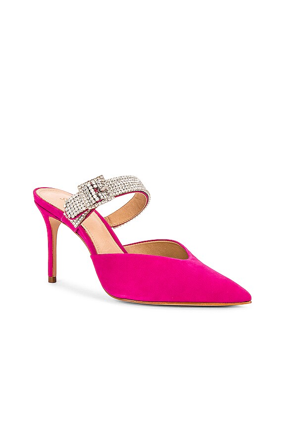 view 2 of 5 Perlah Mule in Hot Pink