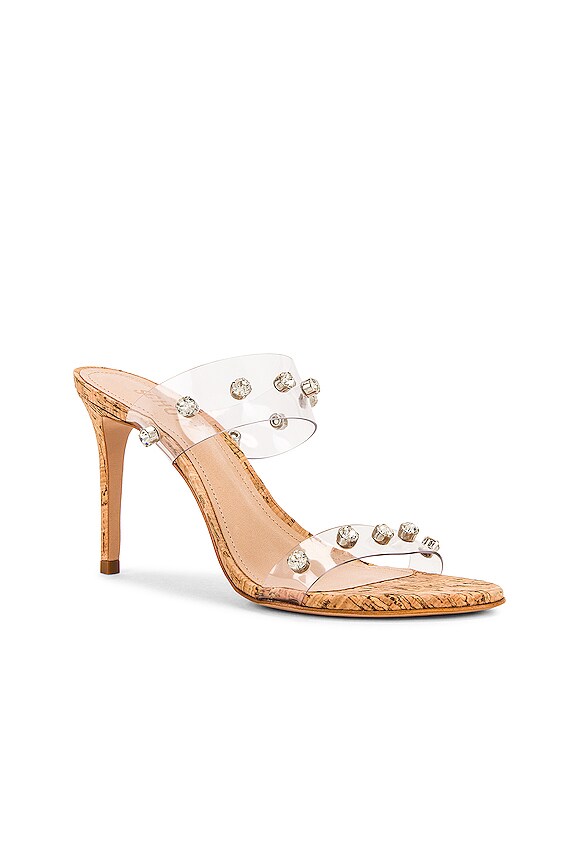 view 2 of 5 ESCARPINS TALON LIÈGE ARIELLA in Transparent