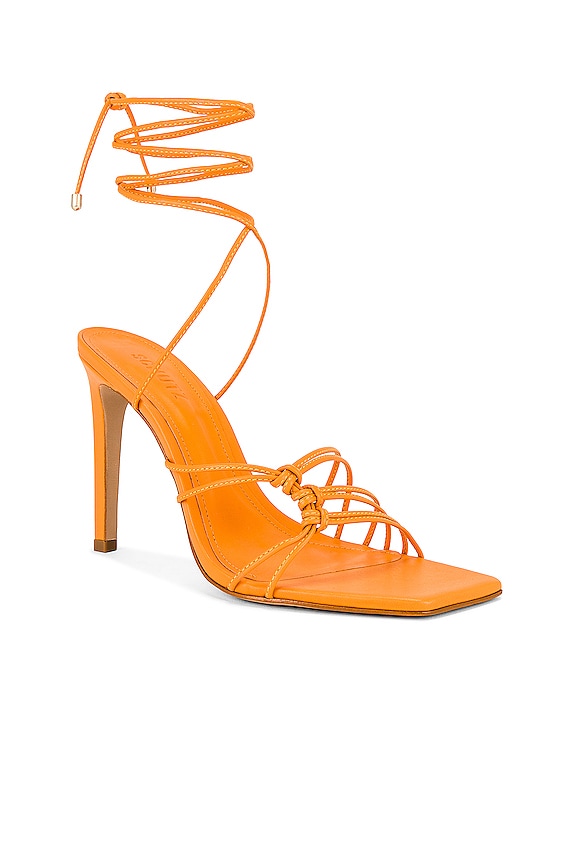 view 2 of 5 Sirena Heel in Bright Tangerine