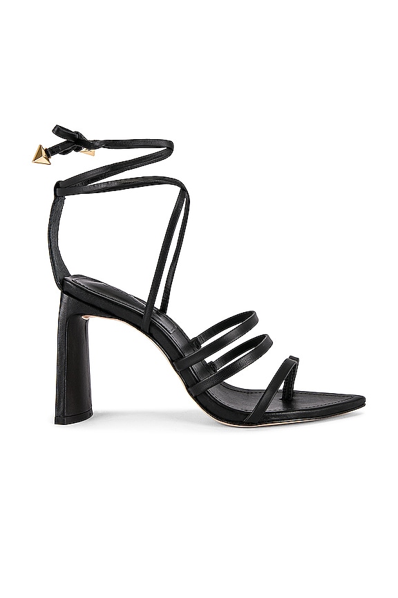 Schutz Leaf Heel in Black | REVOLVE