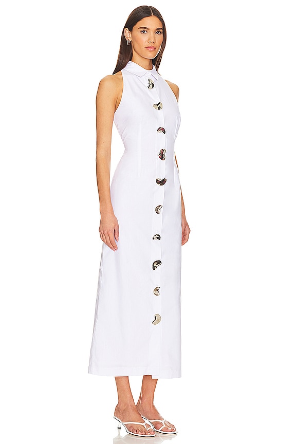 view 2 of 4 Maxi Shirt Dress in White