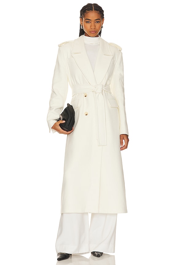 view 2 of 4 MANTEAU MAXI in Ecru