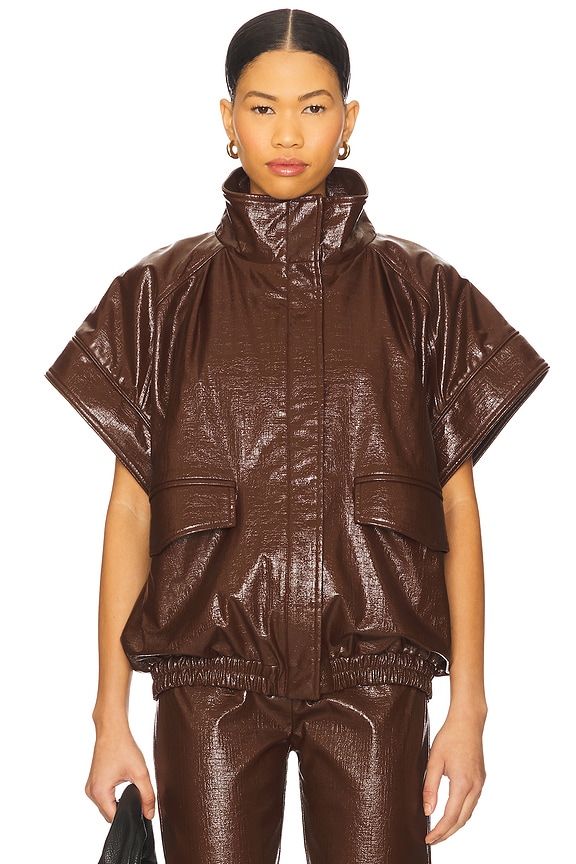 view 2 of 5 Bomber Jacket in Brown