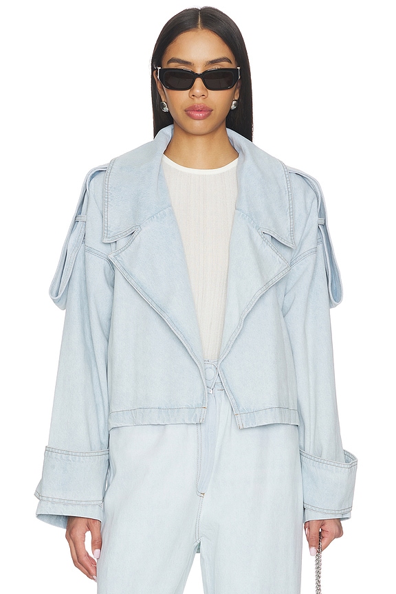 view 2 of 5 BLOUSON EN JEAN NAYLA in Denim