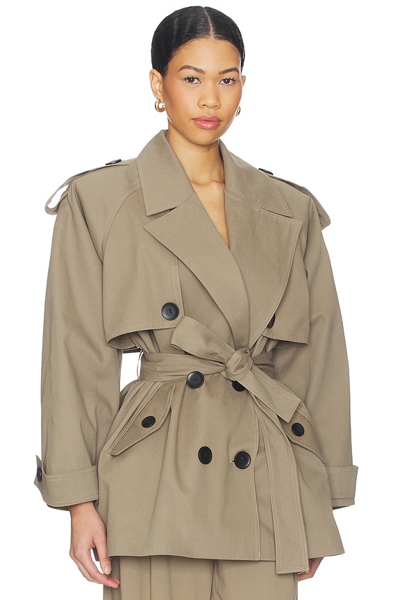 view 2 of 5 Khaki Terra Trenchcoat in Khaki