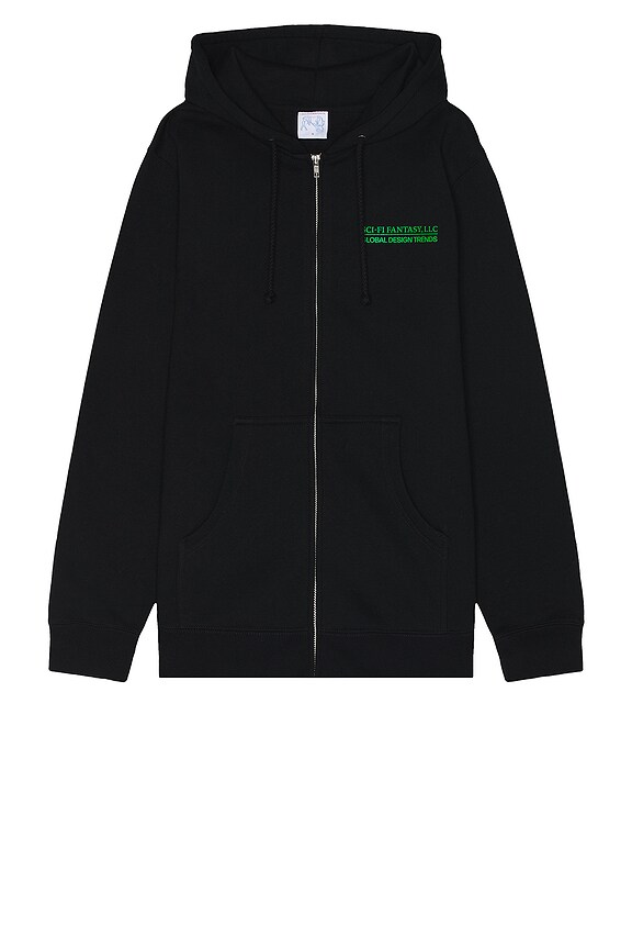 view 2 of 4 Design Trends Zip Up Hoodie in Black