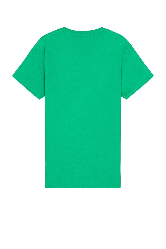 view 2 of 3 Textured Logo Tee in Green