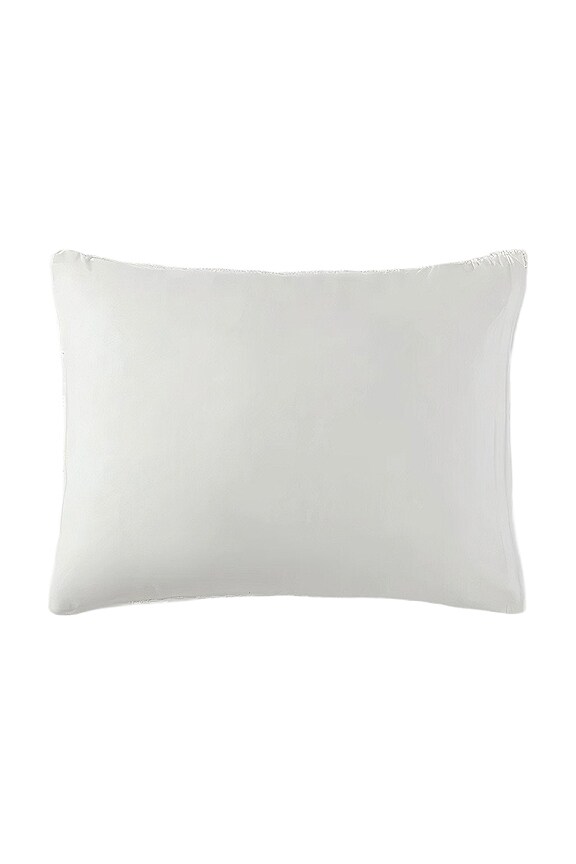 view 2 of 4 King Snug Waffle + Bamboo Sham Set in Off White