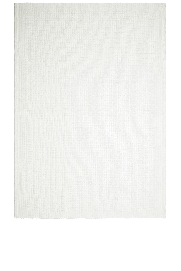 view 2 of 3 Waffle Lightweight Throw in Off White