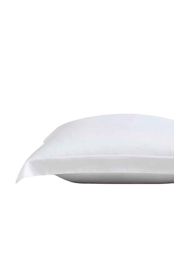 view 2 of 3 Natural Premium Bamboo Euro Sham in White