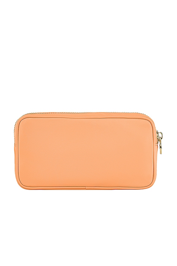 view 2 of 4 ESTUCHE PEQUEÑO CLEAR FRONT SMALL POUCH in Peach
