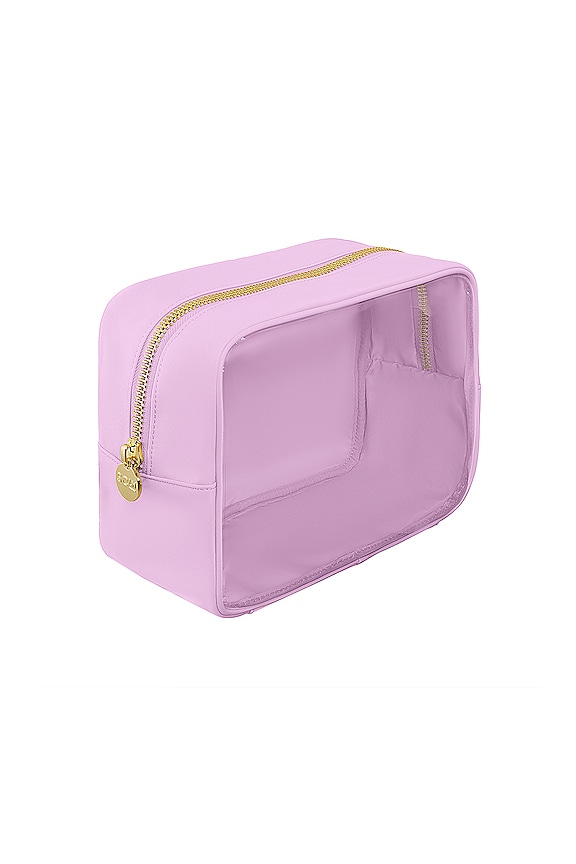 view 2 of 3 Clear Front Large Pouch in Grape