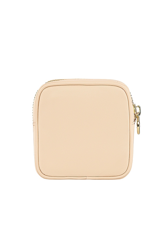 view 2 of 4 Clear Front Mini Pouch in Sand