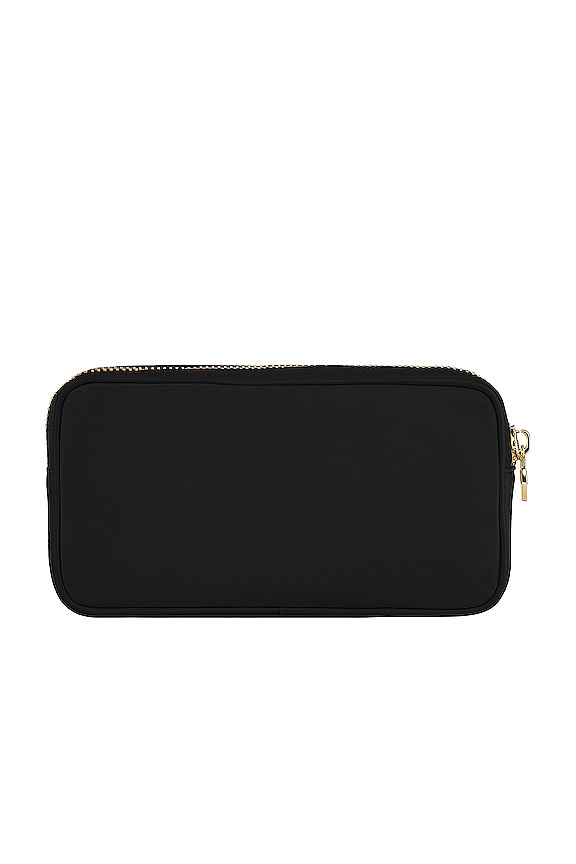 view 2 of 4 POCHETTE PETIT FORMAT CLEAR FRONT SMALL POUCH in Noir