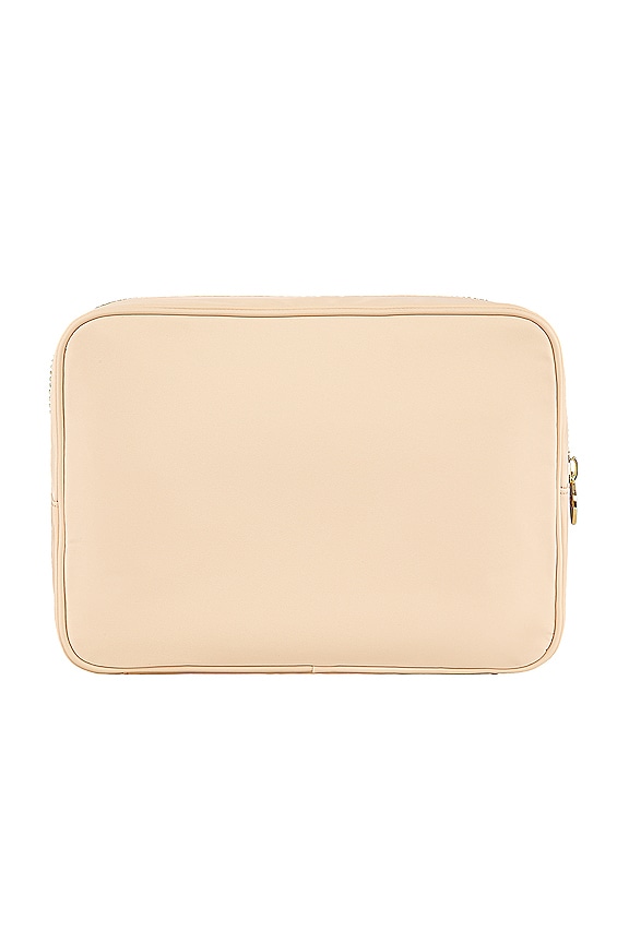 view 2 of 4 Clear Front Large Pouch in Sand
