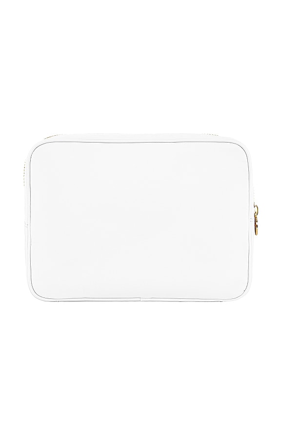 view 2 of 4 Clear Front Large Pouch in Blanc