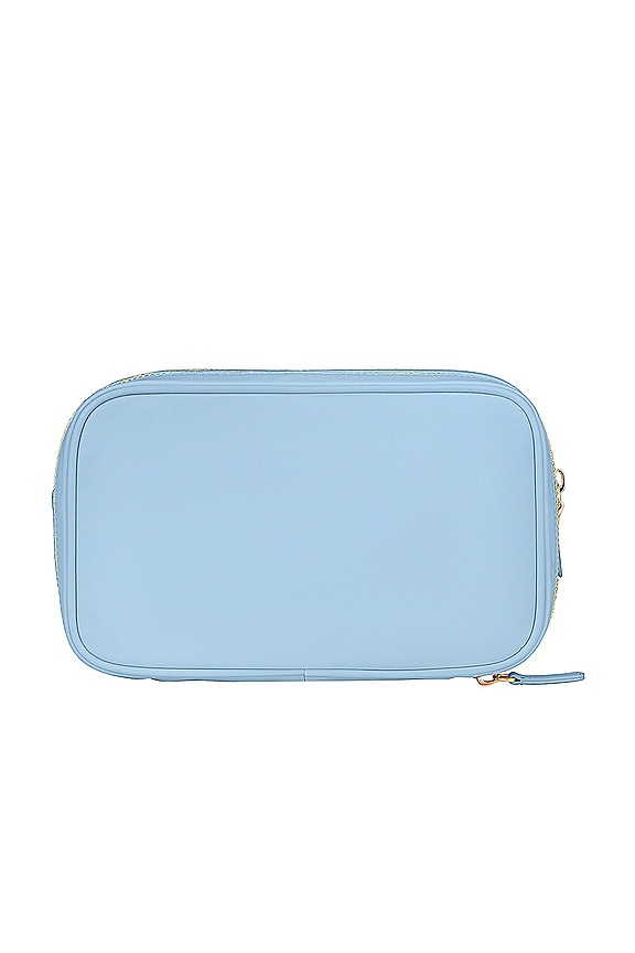 view 2 of 5 Double Zip Pouch in Periwinkle