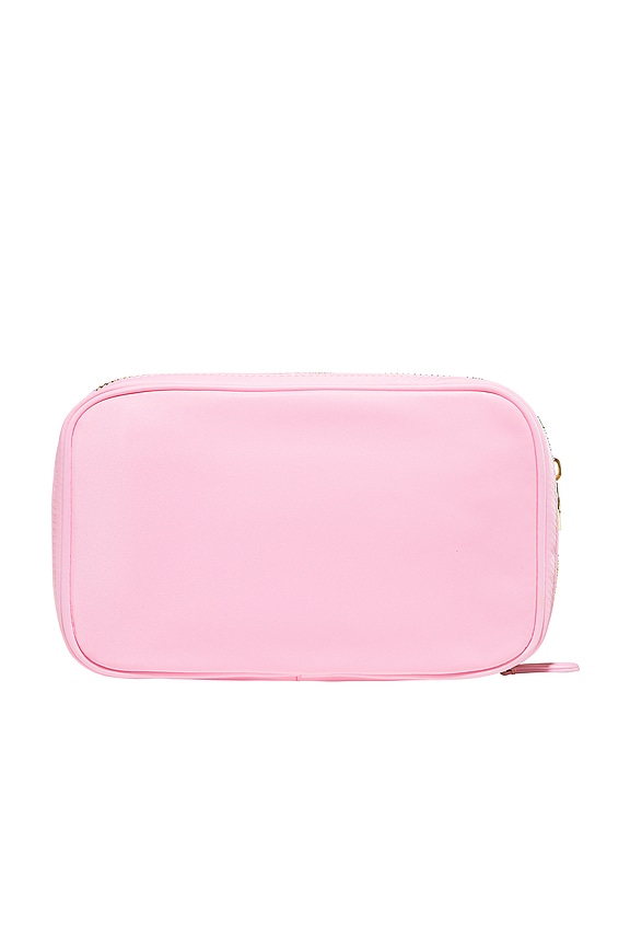 view 2 of 5 Double Zipper Pouch in Flamingo