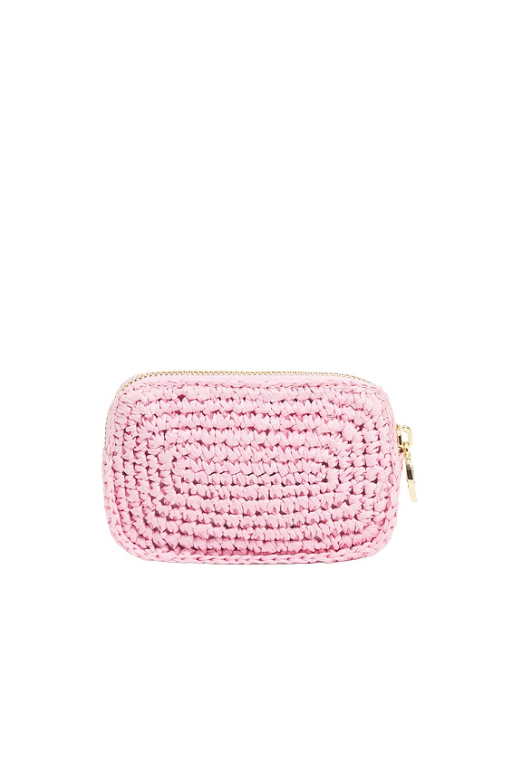 view 2 of 4 MICROBOLSITO MICRO POUCH in Pink Crochet