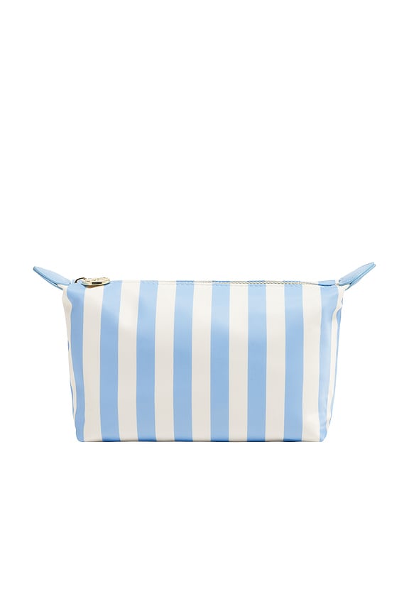 view 1 of 5 Small Pouchette in Periwinkle Stripes