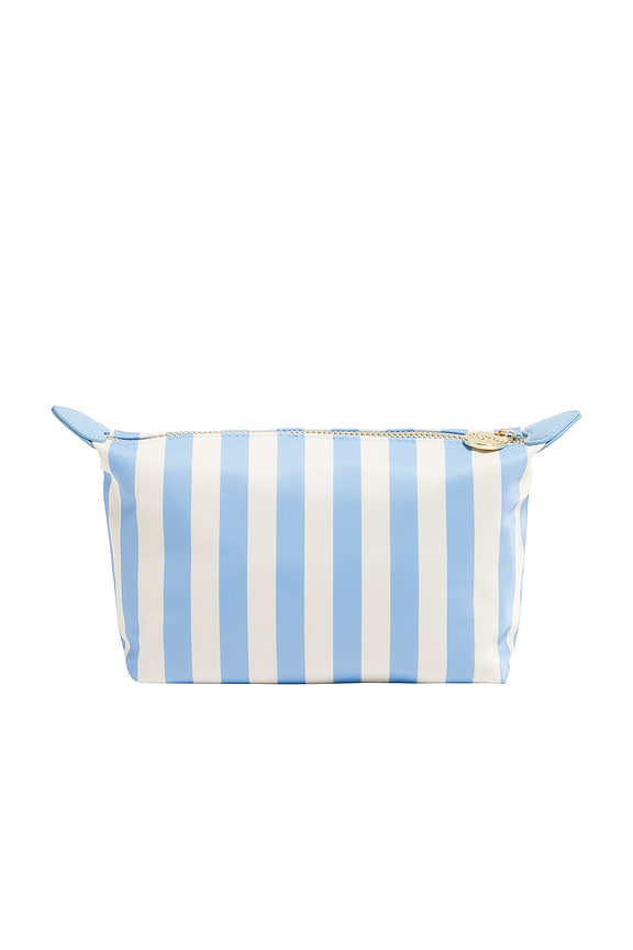 view 2 of 5 Small Pouchette in Periwinkle Stripes