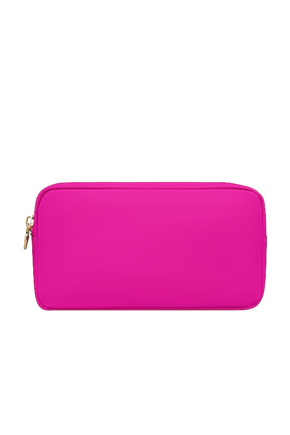 view 1 of 4 Nylon Small Pouch in Fuchsia