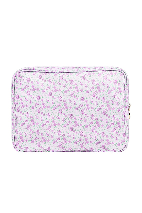 view 2 of 4 Clear Large Pouch in Wildflower