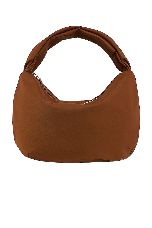 view 1 of 2 Round Handle Bag in Chocolate