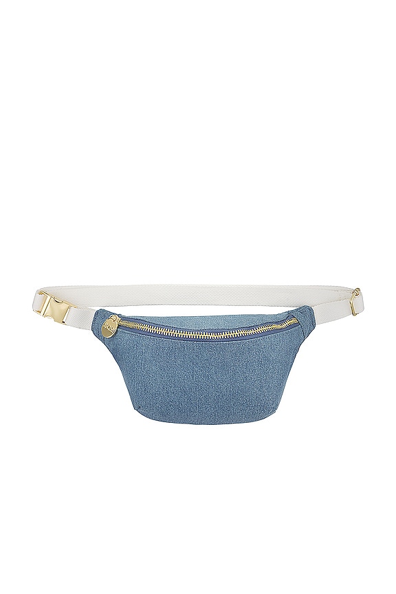 view 2 of 4 Denim Fanny Pack in Blue Denim