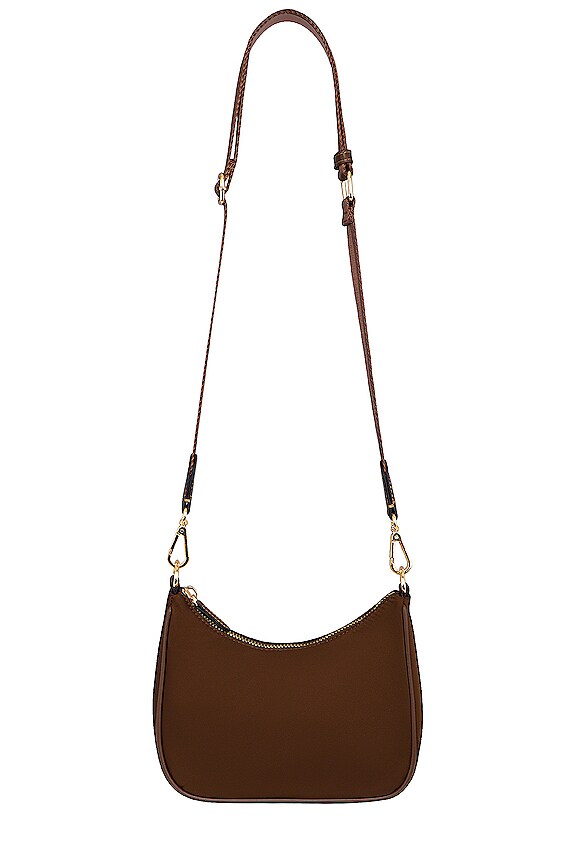 view 2 of 5 Curved Crossbody in Espresso