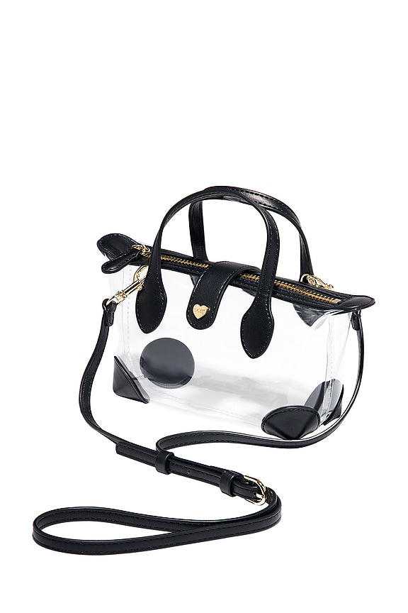view 2 of 3 Clear Micro Pouchette in Noir