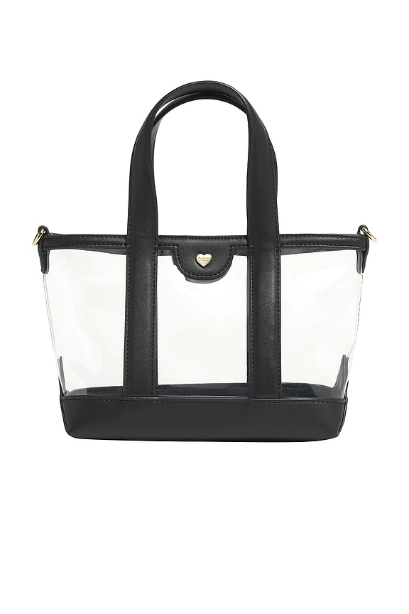view 2 of 6 MINI BOLSO TRANSPARENTE CLEAR MINI TOTE in Noir