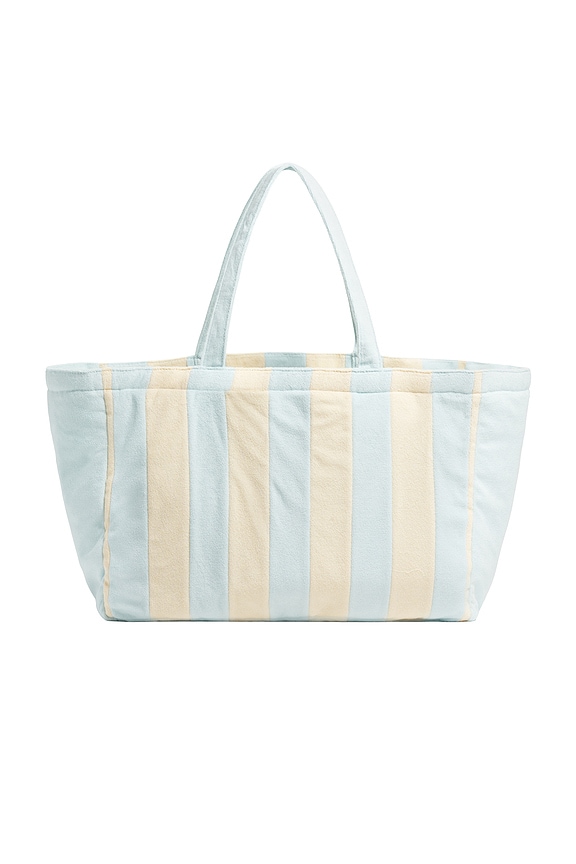 view 2 of 5 Large Everything Tote in Blue & White Stripe