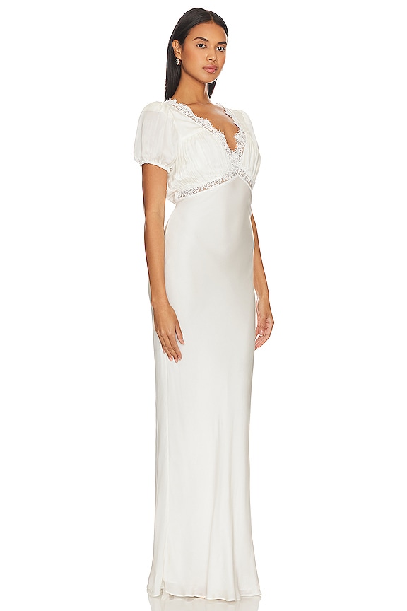 view 2 of 3 ROBE DE SOIRÉE LAUREN in Off White