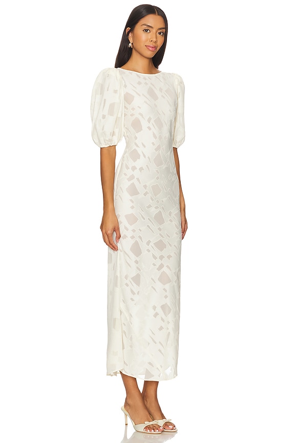 view 2 of 3 VESTIDO LARGO GINGER in Ivory