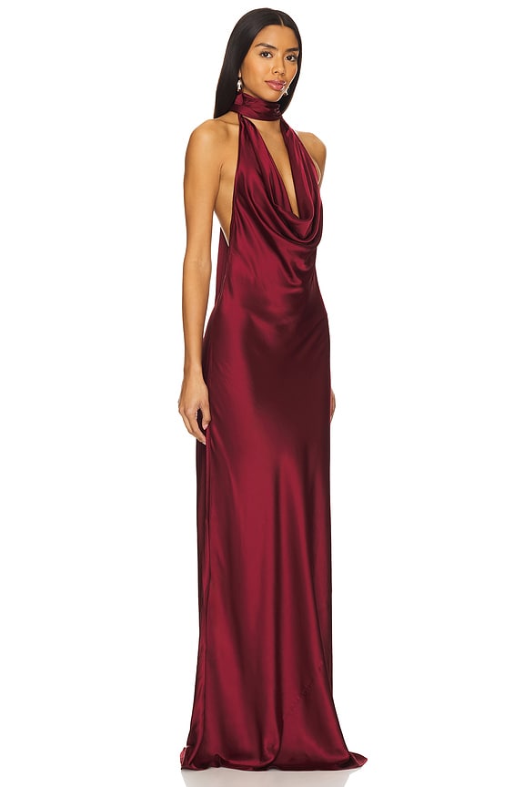 view 2 of 3 VESTIDO AMELIA in Cherry Red