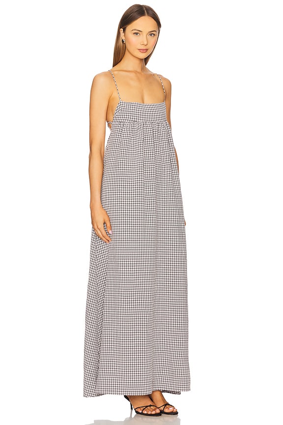 view 2 of 4 ROBE LIZ in Black & White Gingham