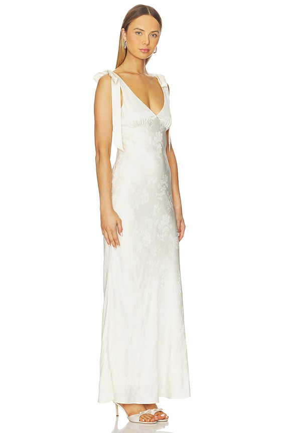 view 2 of 4 x REVOLVE Miley Jacquard Gown in Ivory