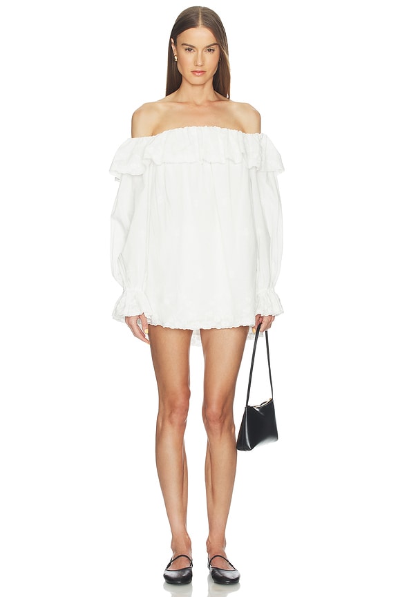 view 1 of 3 x REVOLVE Abby Mini Dress in Soft White