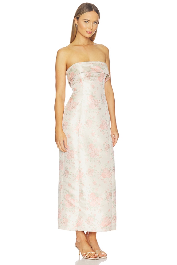 view 2 of 4 x REVOLVE Cathy Midi Dress in Pink Multi Floral