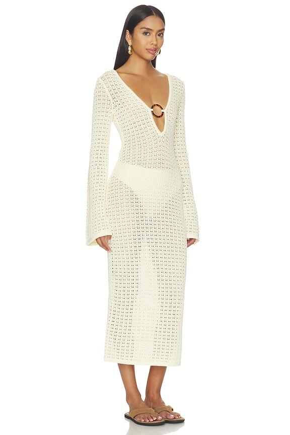 view 2 of 3 ROBE AVERI in Pale Yellow