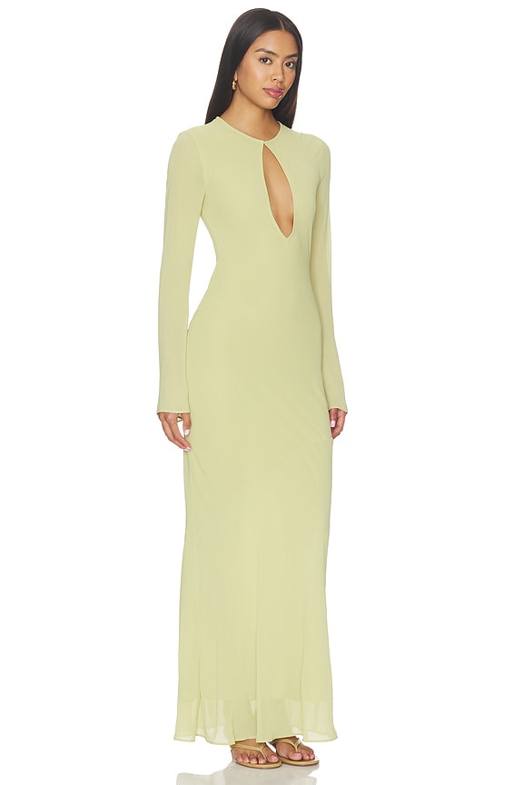 view 2 of 3 x REVOLVE Galea Maxi Dress in Chartreuse