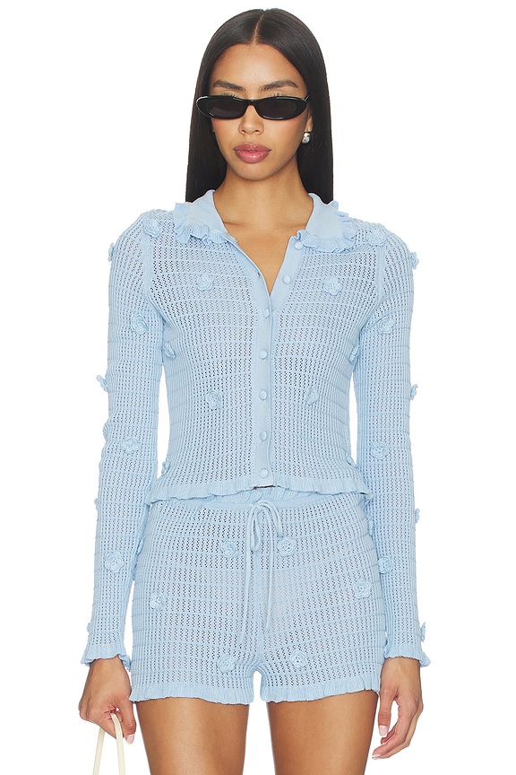 view 1 of 5 CÁRDIGAN ALLAYIA in Baby Blue