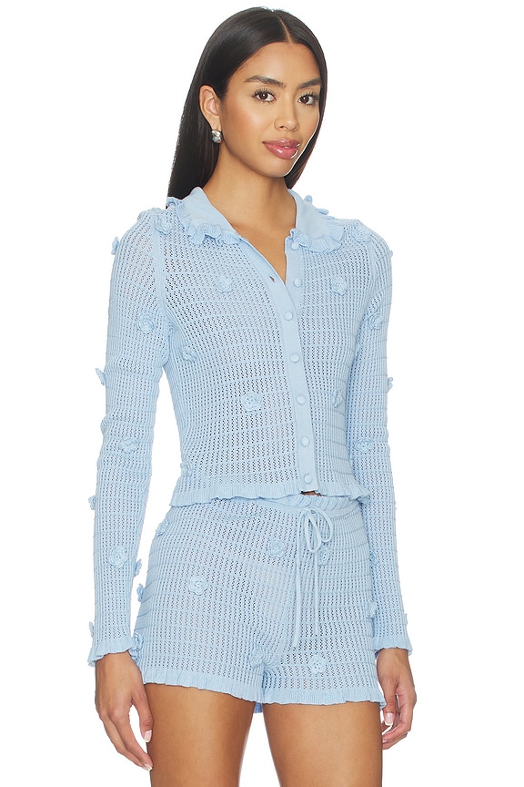 view 2 of 5 CÁRDIGAN ALLAYIA in Baby Blue