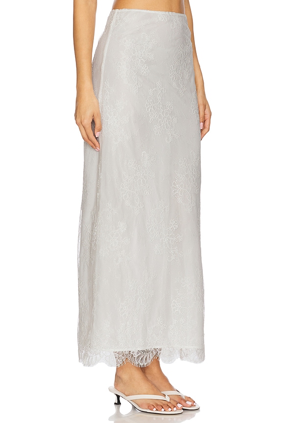 view 2 of 6 x REVOLVE Audrey Maxi Skirt in White