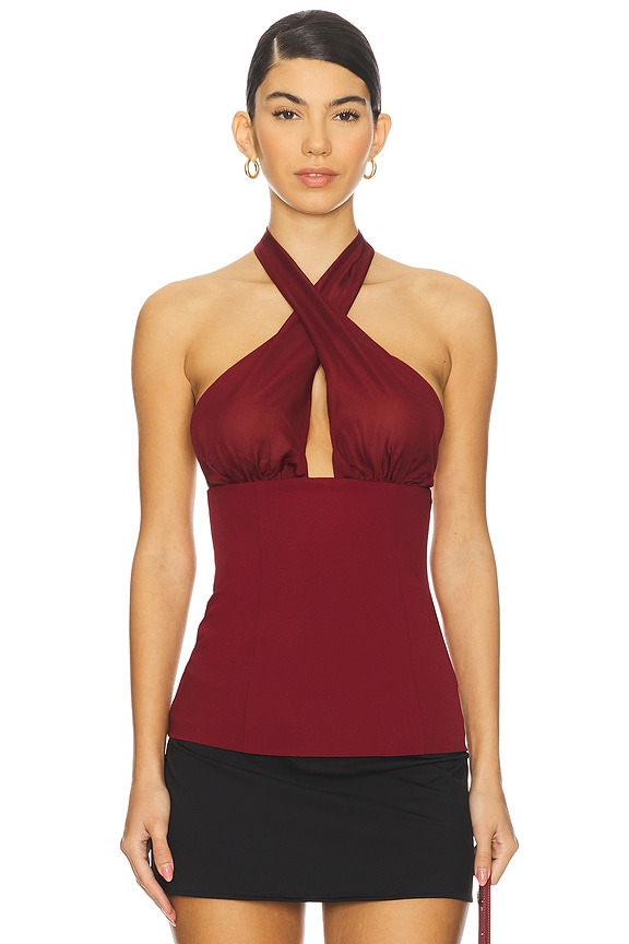 view 2 of 5 x REVOLVE Bryce Top in Wine Red