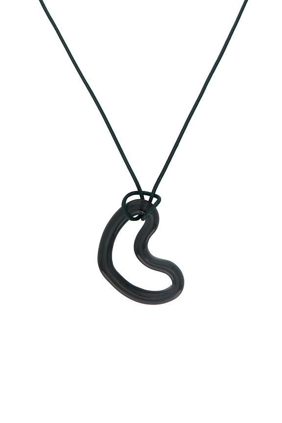 view 2 of 2 COLLAR COLGANTE ELSA in Smoke Grey & Dark Green