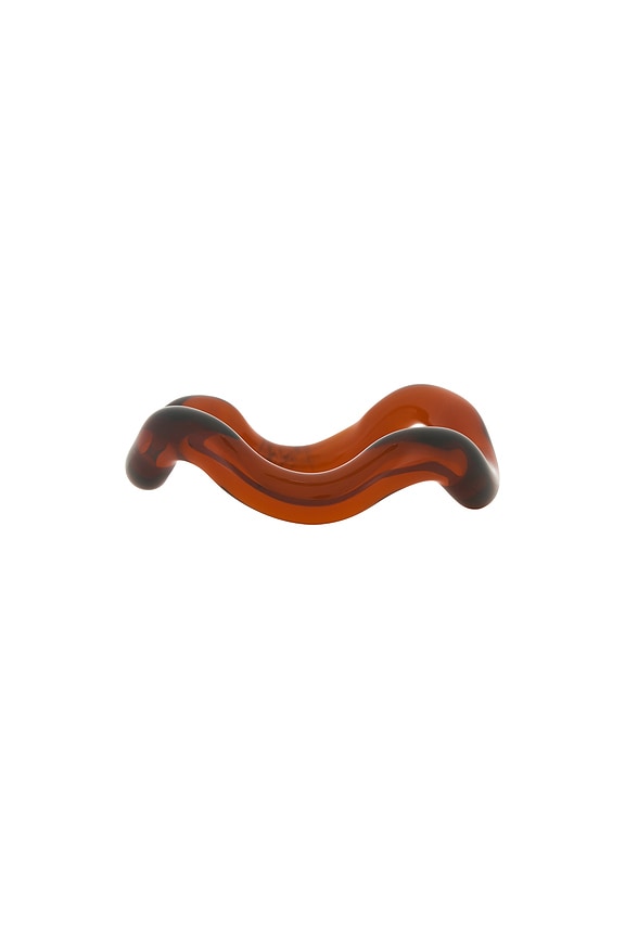view 2 of 3 Onda Glass Bracelet in Amber